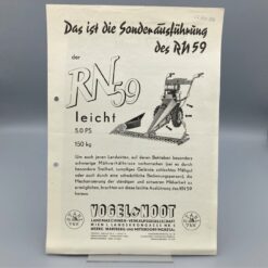 VOGEL & NOOT Prospekt Motormäher RN59