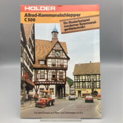 HOLDER Prospekt Allrad-Kommunalschlepper C500
