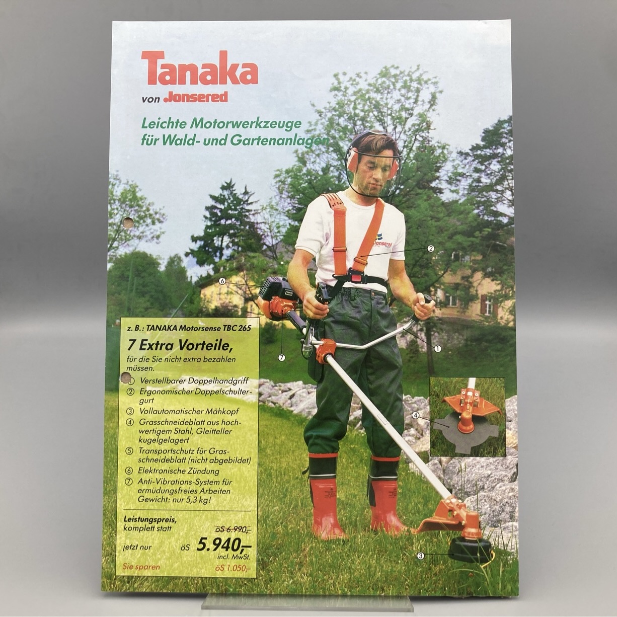 JONSERED Prospekt Motorwerkzeuge TANAKA