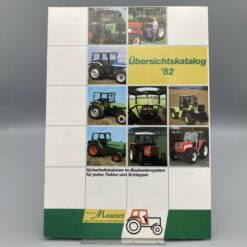 MAUSER Prospekt Sicherheitskabinen Übersichtskatalog '82