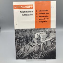 GERINGHOFF Prospekt Maispflückvorsätze für Mähdrescher