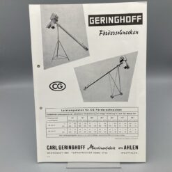 GERINGHOFF Prospekt Förderschnecken