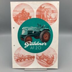 GÜLDNER Prospekt Diesel-Schlepper AF20