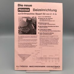 HASSIA Prospekt Beizeinrichtung Drillmaschine DU