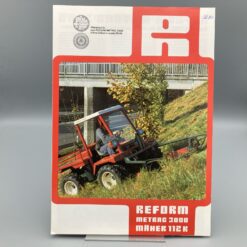 REFORM Prospekt METRAC/Mäher 112K (Französisch!)