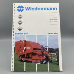 WIEDENMANN Prospekt Universal-Pflegemaschine Super 400