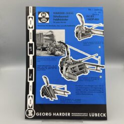 HARDER-GEHL Prospekt Feldhäcksler, Mähtrommellader