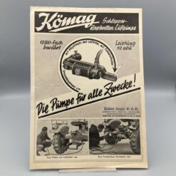 KÖMAG Prospekt Schlepper-Zapfwellen-Luftpumpe