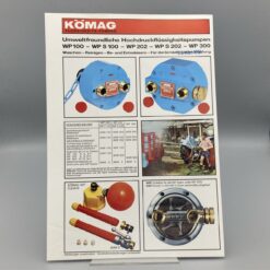 KÖMAG Prospekt Hochdruck-Flüssigkeitspumpen