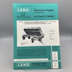 LANG Prospekt Zweiseiten-Kipper