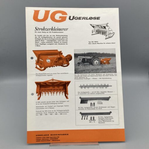 UG UGERLOSE Prospekt Strohzerkleinerer
