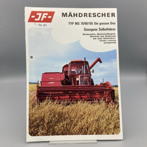 -JF- Prospekt Mähdrescher MS 70/90/105