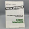 AGRAR-Übersicht Prospekt/Magazin zum -JF- Scheibenmäher 01/1993