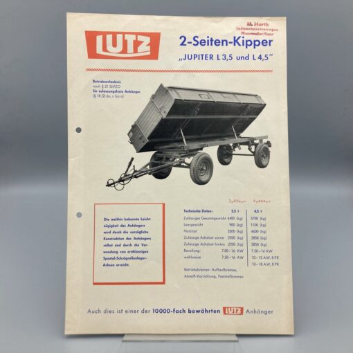 LUTZ Prospek 2-Seiten-Kipper "Jupiter"