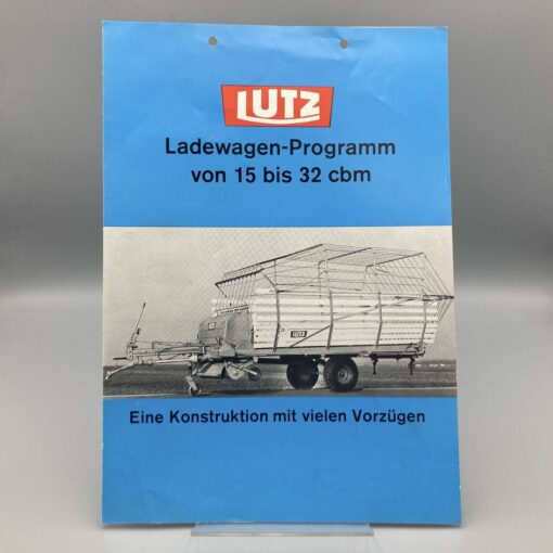 LUTZ Prospekt Ladewagen-Programm