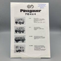 STEYR-DAIMLER-PUCH Prospekt Pinzgauer