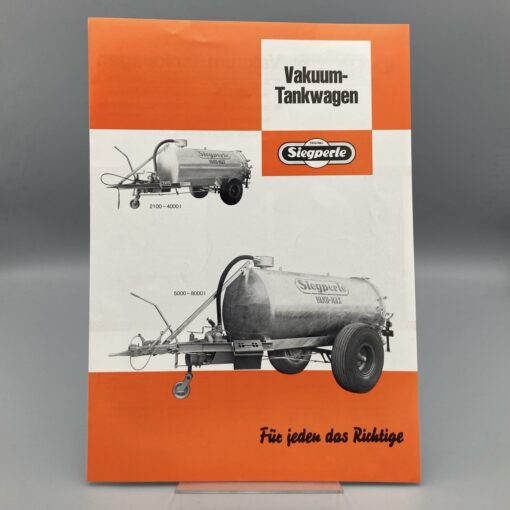 SIEGPERLE Prospekt Vakuum-Tankwagen