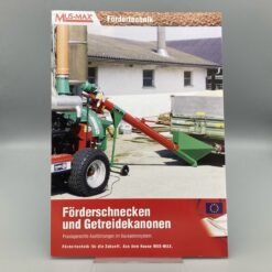 MUS-MAX Prospekt Förderschnecken, Getreidekanonen