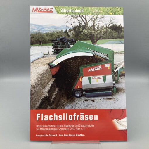MUS-MAX Prospekt Flachsilofräsen