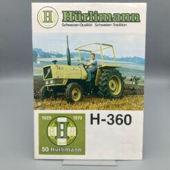 HÜRLIMANN Prospekt Traktoren H-360