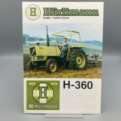 HÜRLIMANN Prospekt Traktoren H-360
