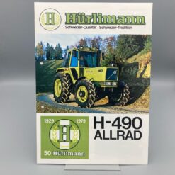 HÜRLIMANN Prospekt Traktoren H-490 Allrad
