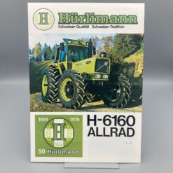 HÜRLIMANN Prospekt Traktoren H-6160 Allrad