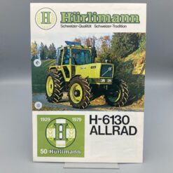 HÜRLIMANN Prospekt Traktor H-6130 Allrad