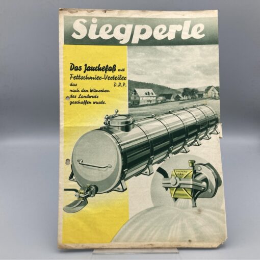 SIEGPERLE Prospekt Jauchefass