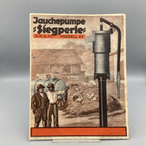 SIEGPERLE Prospekt Jauchepumpe