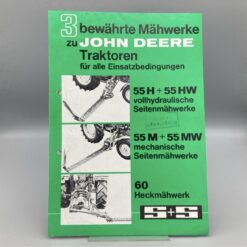 STOCKEY & SCHMITZ Prospekt Mähwerk für JOHN DEERE Traktoren