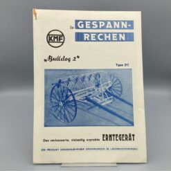 KMF Prospekt Gespann-Rechen "Bulldog2"