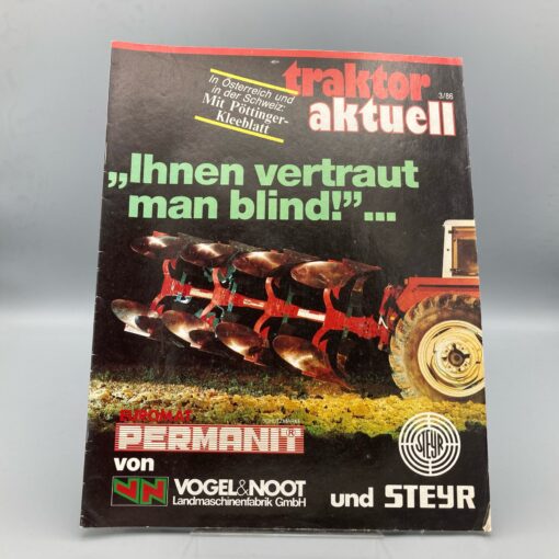 STEYR Magazin "traktor aktuell" 3/86