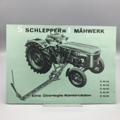 STOCKEY & SCHMITZ Prospekt Schlepper-Mähwerk