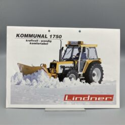 LINDNER Prospekt Traktor Kommunal 1750