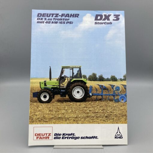 DEUTZ FAHR Prospekt Traktoren DX3 StarCab