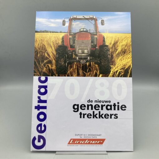 LINDNER Prospekt GeoTrac 70/80