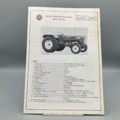 STEYR Technische Daten zu Diesel-Traktor 90/90a