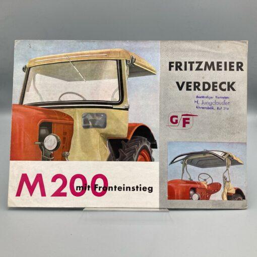 FRITZMEIER Prospekt Verdeck M200