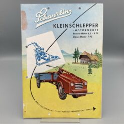 SCHANZLIN Prospekt Kleinschlepper und Motormäher