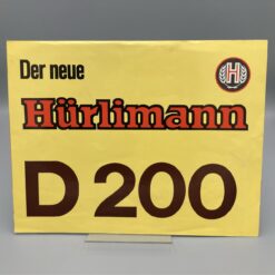 HÜRLIMANN Prospekt Traktor D200