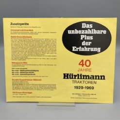 HÜRLIMANN Prospekt Traktor D200