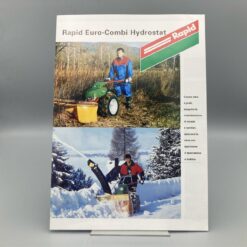 RAPID Prospekt Euro-Combi Hydrostat Schneefräse, Mäher