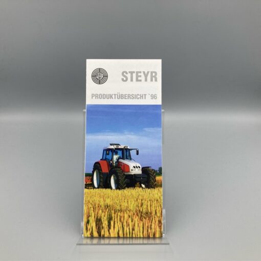 STEYR Prospekt Produktübersicht Traktoren '96