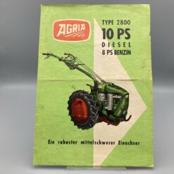 AGRIA Prospekt Einachser Type 2800