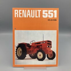 RENAULT Prospekt Traktor 551 (Französisch)