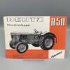DEUTZ Prospekt Dieselschlepper D50