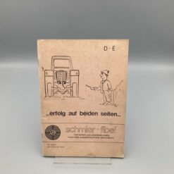 STEYR Schmier-Fibel zu Traktoren u. Landmaschinen