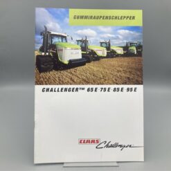 CLAAS Prospekt Gummiraupen Traktor Challenger