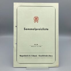 MAACK Preisliste Transporter Nr. 20, 07/1953